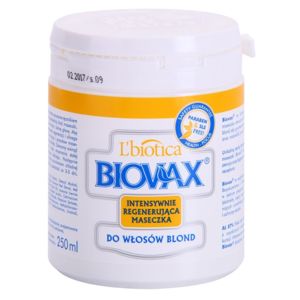 L’biotica Biovax Blond Hair megújító maszk szőke hajra