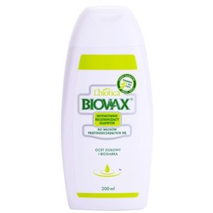 L’biotica Biovax Dull Hair ápoló és erősítő sampon zsíros hajra és fejbőrre