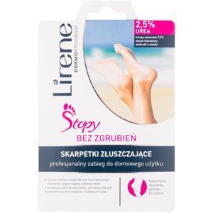 Lirene Foot Care bőrhámlasztó zokni a láb bőrének puhítására és hidratálására (2,5% Urea) 1 db