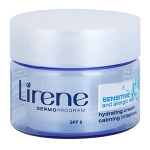 Lirene Healthy Skin+ Sensitive Skin hidratáló krém irritáció enyhítésére SPF 6