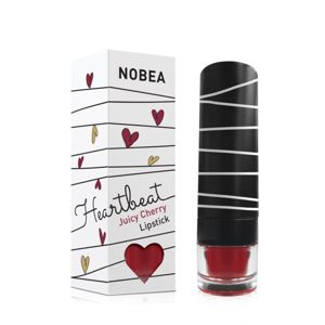 NOBEA Heartbeat hidratáló rúzs árnyalat Juicy Cherry 4,5 g