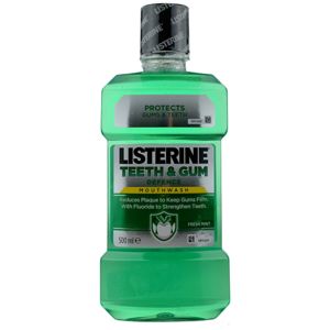 Listerine Teeth & Gum Defence szájvíz foglepedék ellen az egészséges ínyért
