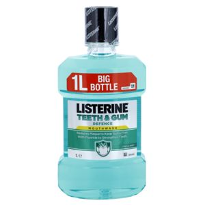 Listerine Teeth & Gum Defence szájvíz foglepedék ellen az egészséges ínyért