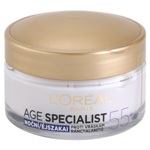 L’Oréal Paris Age Specialist 55+ ránctalanító, helyreállító éjszakai krém 55+ 50 ml