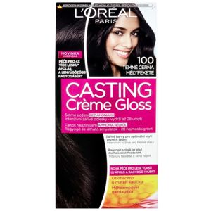 L’Oréal Paris Casting Creme Gloss fokozatosan kimosható helyszínező krém árnyalat 100 Deep Black