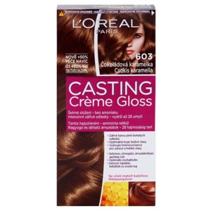 L’Oréal Paris Casting Creme Gloss fokozatosan kimosható helyszínező krém árnyalat 603 Chocolate Caramel