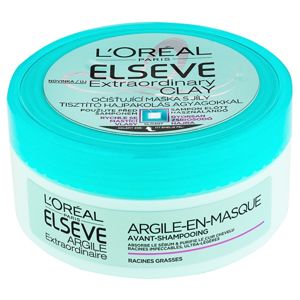 L’Oréal Paris Elseve Extraordinary Clay tisztító maszk a gyorsan zsírosodó hajra
