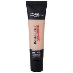 L’Oréal Paris Infallible mattító make-up árnyalat 11 Vanilla 35 ml