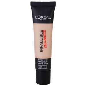 L’Oréal Paris Infallible mattító make-up árnyalat 20 Sand 35 ml