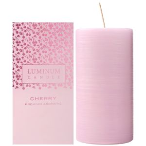 Luminum Candle Premium Aromatic Cherry illatos gyertya nagy (Ø 70 - 130 mm, 65 h)