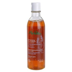 Melvita Extra-Gentle Shower Shampoo finom állagú tisztító sampon hab zsíros hajra 200 ml