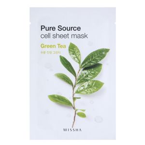 Missha Pure Source arcmaszk nyugtató hatással Green Tea 21 g