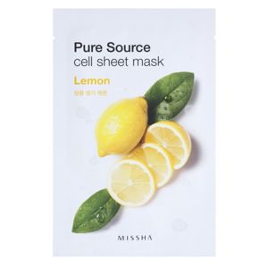 Missha Pure Source bőrfrissítő arcmaszk Lemon 21 g