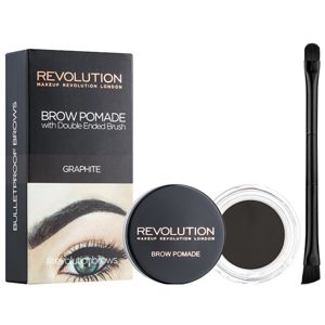 Makeup Revolution Brow Pomade szemöldök pomádé árnyalat Graphite 2.5 g