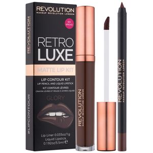 Makeup Revolution Retro Luxe matt szett ajkakra árnyalat Glory 5,5 ml