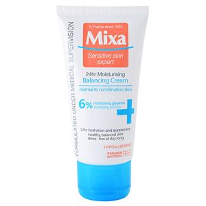 MIXA 24 HR Moisturising könnyű kiegyenlítő és hidratáló krém normál és kombinált bőrre