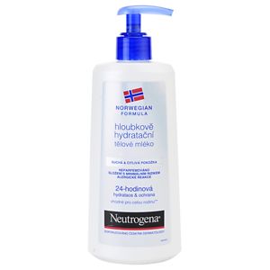 Neutrogena Norwegian Formula® Deep Moisture mélyhidratáló testápoló tej száraz és érzékeny bőrre 250 ml