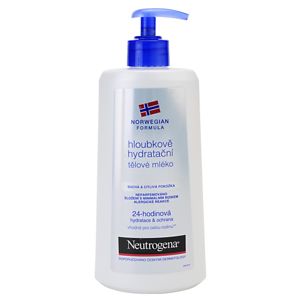 Neutrogena Norwegian Formula® Deep Moisture mélyhidratáló testápoló tej száraz és érzékeny bőrre 400 ml