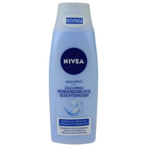 Nivea Aqua Effect tisztító arcvíz és tej 2 az 1-ben