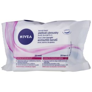 Nivea Face Cleansing tisztító gyengéd törlőkendő mandulatejjel 25 db