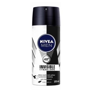Nivea Men Invisible Black & White izzadásgátló spray uraknak 100 ml