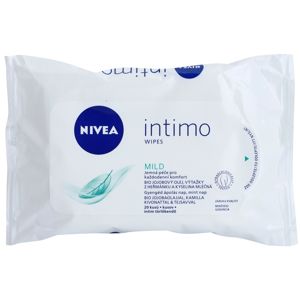 Nivea Intimo Mild papírtörlők az intim higiéniához 20 db