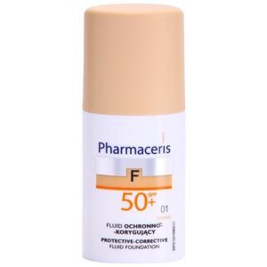 Pharmaceris F-Fluid Foundation védő és fedő make-up SPF 50+
