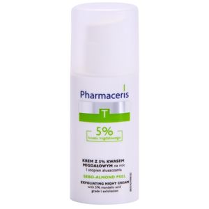 Pharmaceris T-Zone Oily Skin Sebo-Almond Peel éjszakai szabályozó és tisztító arckrém az egységes tónusú bőrért