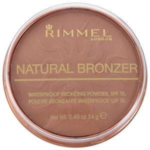 Rimmel Natural Bronzer vízálló bronzosító púder SPF 15 árnyalat 026 Sun Kissed 14 g