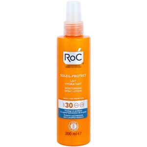 RoC Soleil Protect védő és hidratáló tej spray formában SPF 30