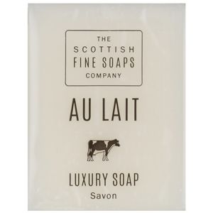 Scottish Fine Soaps Au Lait luxus hidratáló szappan bambusszal