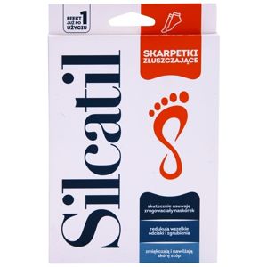 Silcatil Foot Care bőrhámlasztó zokni a láb bőrének puhítására és hidratálására