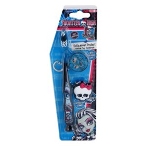 SmileGuard Monster High Fogkefe gyerekeknek, utazó fogkefe fej sapkával és kulcstartóval gyenge