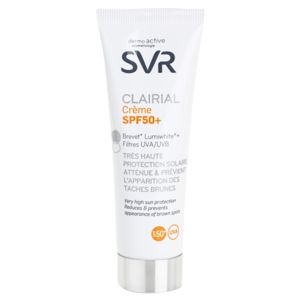 SVR Clairial védőkrém a pigmentfoltok ellen SPF 50+ 50 ml