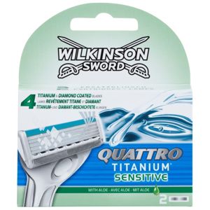 Wilkinson Sword Quattro Titanium Sensitive tartalék pengék 2 db