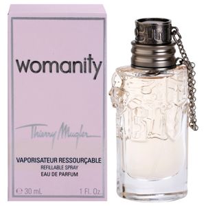 Mugler Womanity eau de parfum utántölthető hölgyeknek