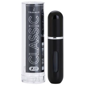 Travalo Classic szórófejes parfüm utántöltő palack unisex Black 5 ml