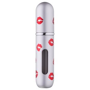 Travalo Classic HD Kiss szórófejes parfüm utántöltő palack unisex 5 ml Silver