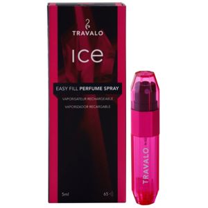 Travalo Ice szórófejes parfüm utántöltő palack Pink 5 ml