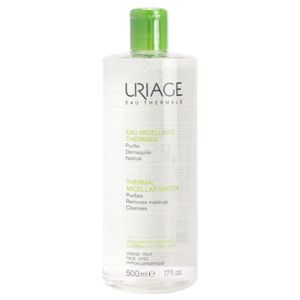 Uriage Hygiène Thermal Micellar Water - Combination to Oily Skin micellás víz normál és száraz, érzékeny bőrre kombinált és zsíros bőrre 500 ml