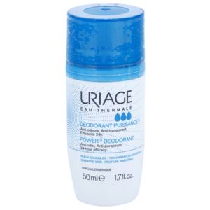 Uriage Hygiène Power3 Deodorant golyós dezodor a fehér és sárga foltok ellen 50 ml