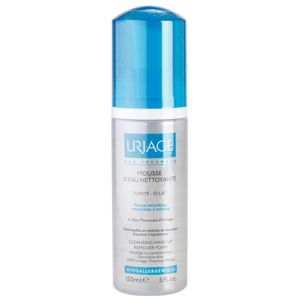 Uriage Hygiène Cleansing Make-up Remover Foam tisztító és szemlemosó hab normál és zsíros bőrre 150 ml