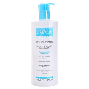 Uriage Hygiène Cleansing Cream tápláló tisztító krém testre és arcra 500 ml