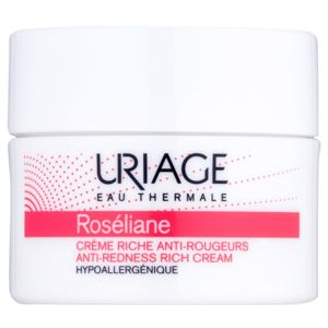 Uriage Roséliane Anti-Redness Rich Cream tápláló nappali krém Érzékeny, bőrpírra hajlamos bőrre 50 ml