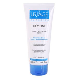 Uriage Xémose Gentle Cleansing Syndet finoman tisztító géles krém száraz és atópiás bőrre 200 ml