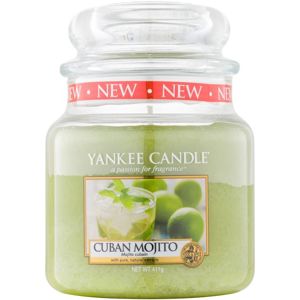 Yankee Candle Cuban Mojito illatos gyertya Classic közepes méret