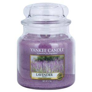 Yankee Candle Lavender illatos gyertya Classic közepes méret