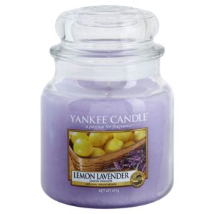 Yankee Candle Lemon Lavender illatgyertya Classic kis méret 411 g