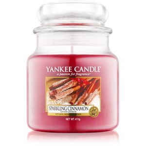 Yankee Candle Sparkling Cinnamon illatgyertya Classic nagy méret 411 g