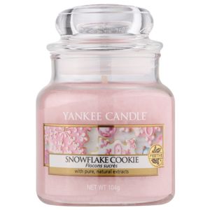 Yankee Candle Snowflake Cookie illatgyertya Classic nagy méret 104 g